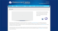 Desktop Screenshot of peninsulayachtmarina.com